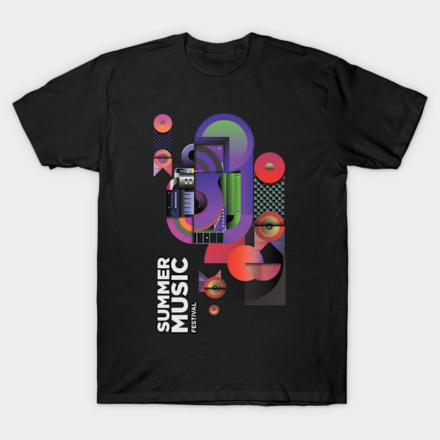 summer music festival T-Shirt by Music Lover